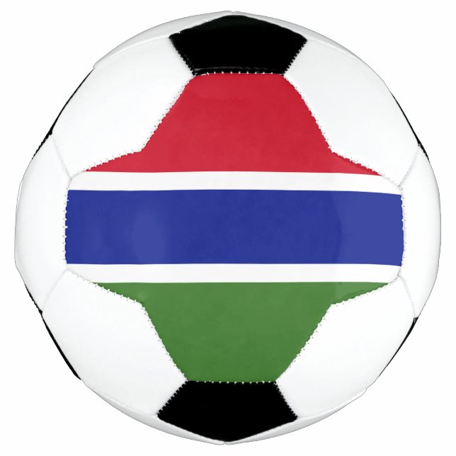 Ballon De Foot Drapeau de la Gambie (Devant)