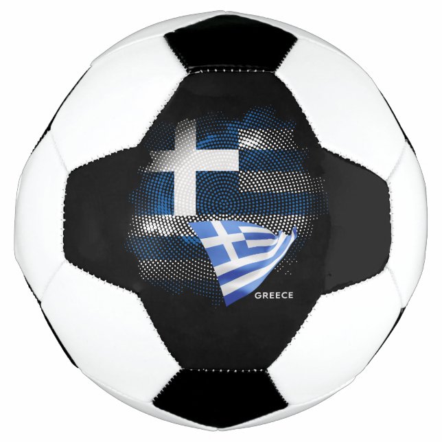 Ballon De Foot Drapeau de la Grèce (Devant)