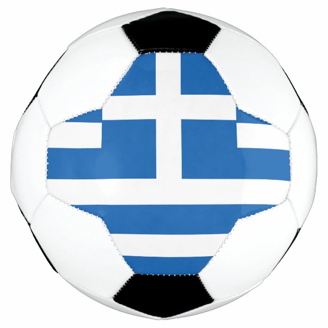 Ballon De Foot Drapeau de la Grèce (Devant)
