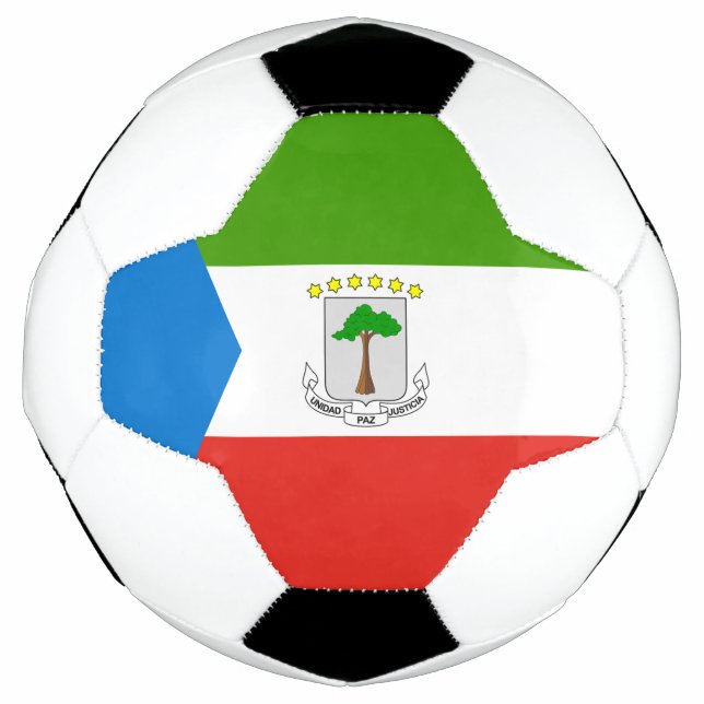 Ballon De Foot Drapeau de la Guinée équatoriale (Devant)