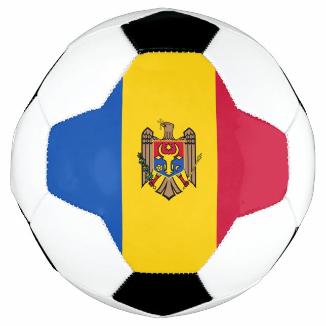 Ballon De Foot Drapeau de la Moldavie (Devant)