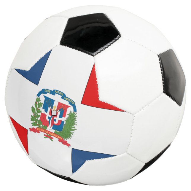 Ballon De Foot Drapeau de la République Dominicaine (3/4)