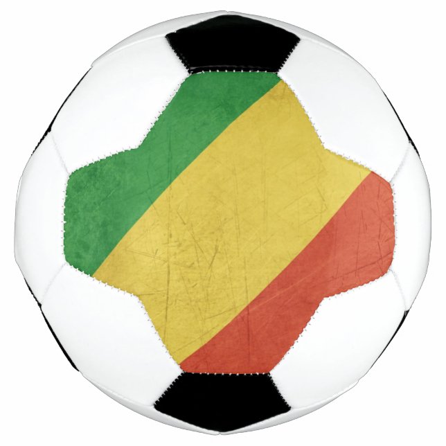 Ballon De Foot Drapeau de la République du Congo (Devant)