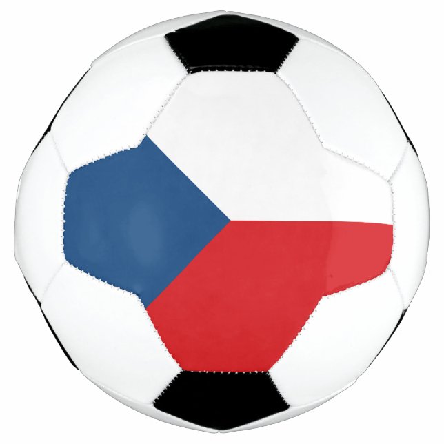 Ballon De Foot Drapeau de la République tchèque (Devant)
