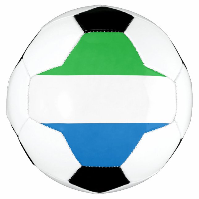 Ballon De Foot Drapeau de la Sierra Leone (Devant)