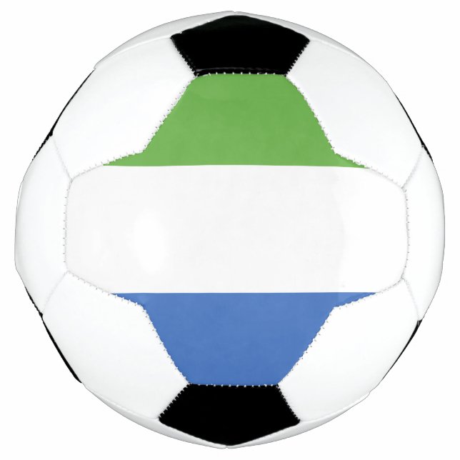 Ballon De Foot drapeau de la Sierra Leone (Devant)