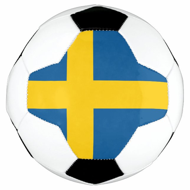 Ballon De Foot Drapeau de la Suède (Devant)