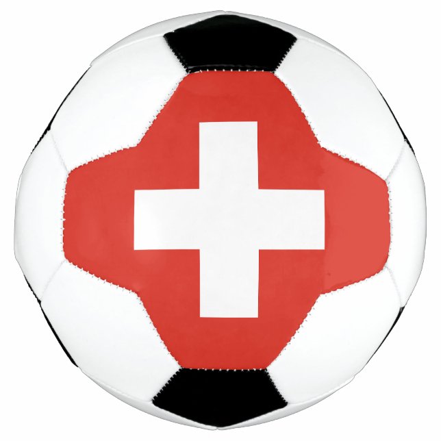 Ballon De Foot Drapeau de la Suisse (Devant)