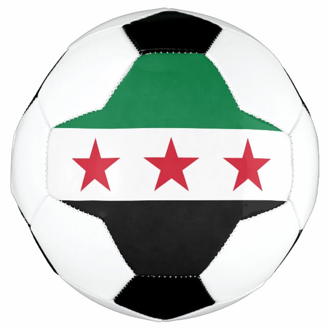 Ballon De Foot Drapeau de la Syrie (Devant)