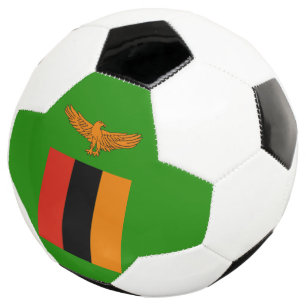 Ballon De Foot drapeau de la zambie