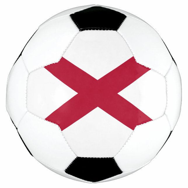 Ballon De Foot Drapeau de l'Alabama (Devant)