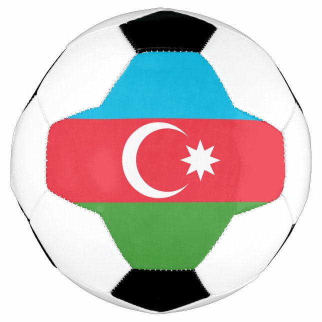 Ballon De Foot Drapeau de l'Azerbaïdjan (Devant)