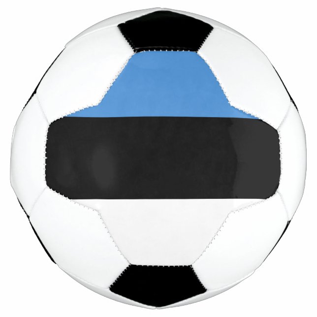 Ballon De Foot Drapeau de l'Estonie balle de football (Devant)