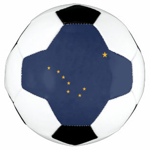 Ballon De Foot Drapeau de l'État d'Alaska