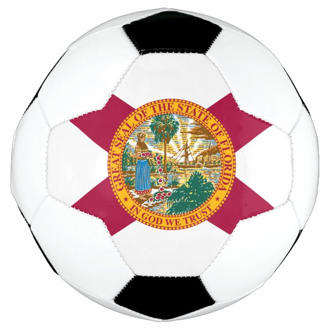 Ballon De Foot Drapeau de l'État de Floride (Devant)
