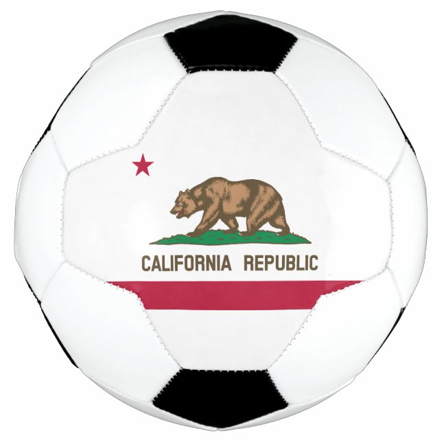 Ballon De Foot Drapeau de l'État de la République de Californie (Devant)
