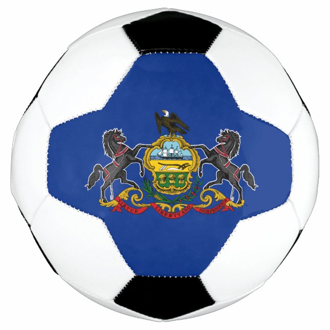 Ballon De Foot Drapeau de l'État de Pennsylvanie (Devant)