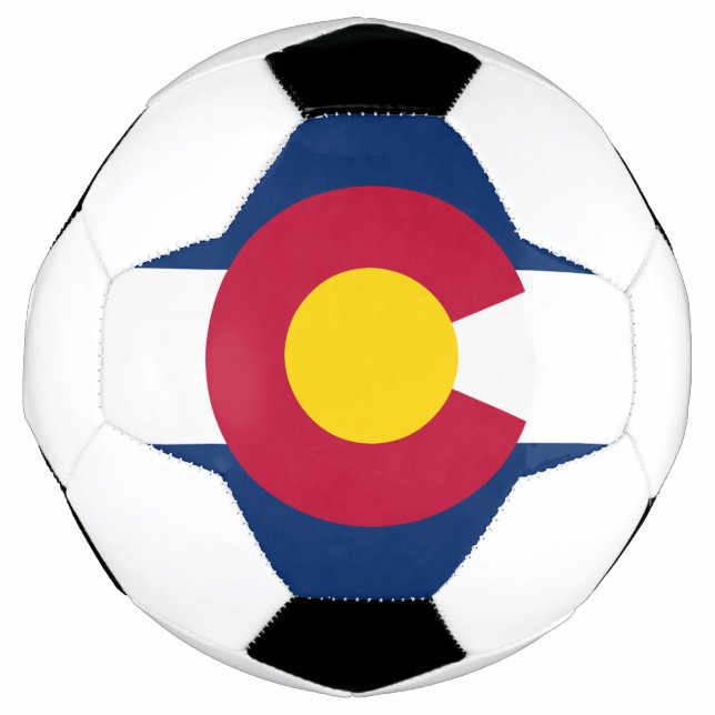 Ballon De Foot Drapeau de l'État du Colorado (Devant)