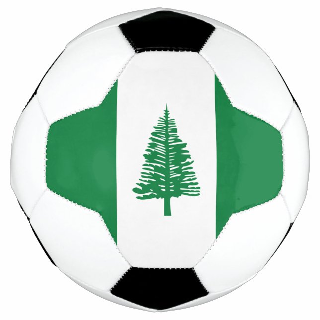 Ballon De Foot Drapeau de l'île Norfolk (Devant)