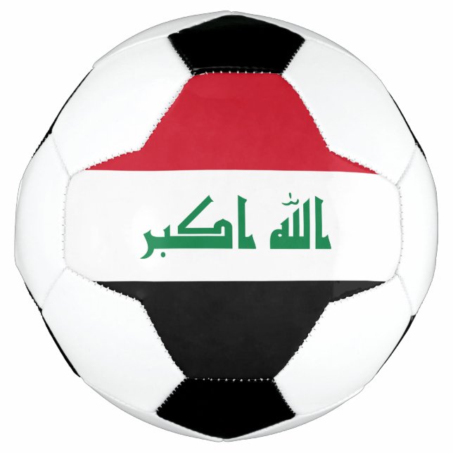 Ballon De Foot Drapeau de l'Irak (Devant)