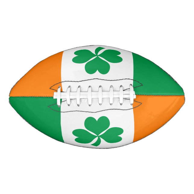 Ballon De Foot Drapeau de l'Irlande Shamrock (Devant)