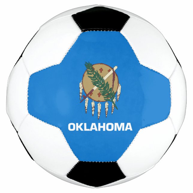 Ballon De Foot Drapeau de l'Oklahoma (Devant)