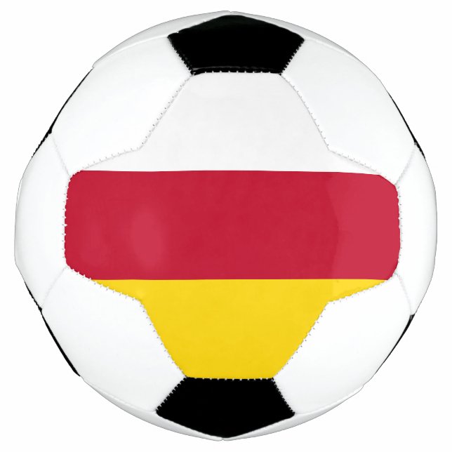 Ballon De Foot Drapeau de l'Ossétie du Nord (Devant)
