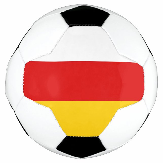Ballon De Foot Drapeau de l'Ossétie du Sud (Devant)