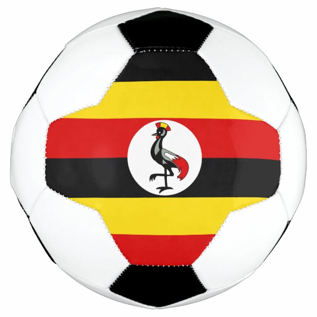 Ballon De Foot Drapeau de l'Ouganda (Devant)