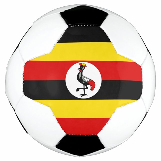 Ballon De Foot Drapeau de l'Ouganda (Devant)