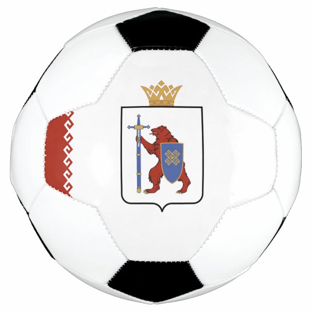 Ballon De Foot Drapeau de Mari El (Devant)