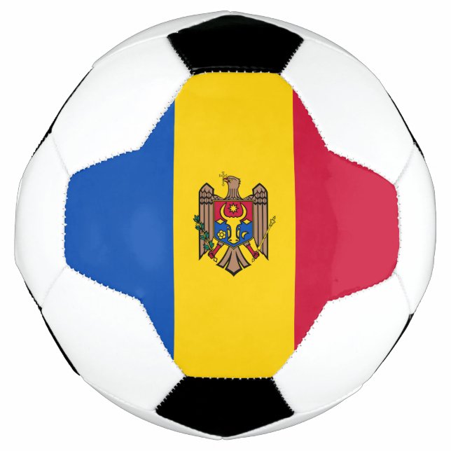 Ballon De Foot Drapeau de Moldova (Devant)