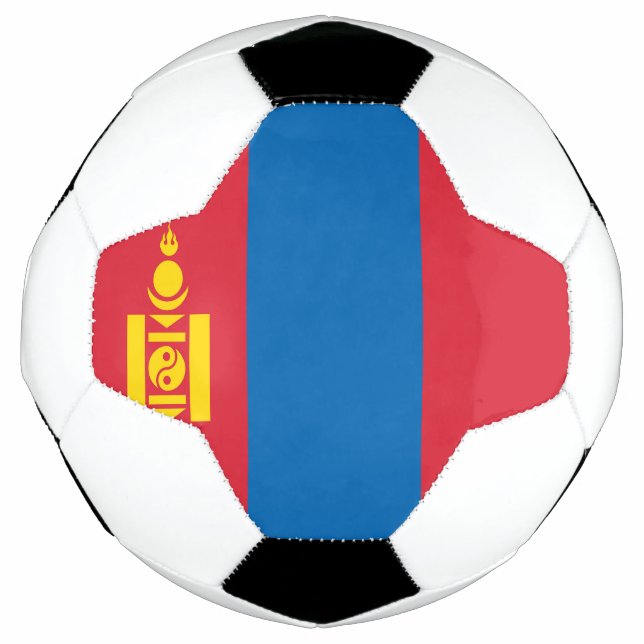 Ballon De Foot Drapeau de Mongolie (Devant)