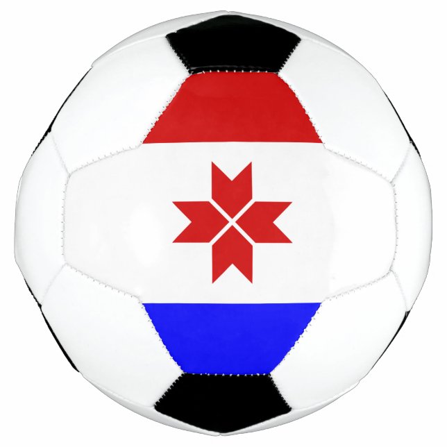 Ballon De Foot Drapeau de Mordovie (Devant)
