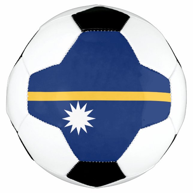 Ballon De Foot Drapeau de Nauru (Devant)
