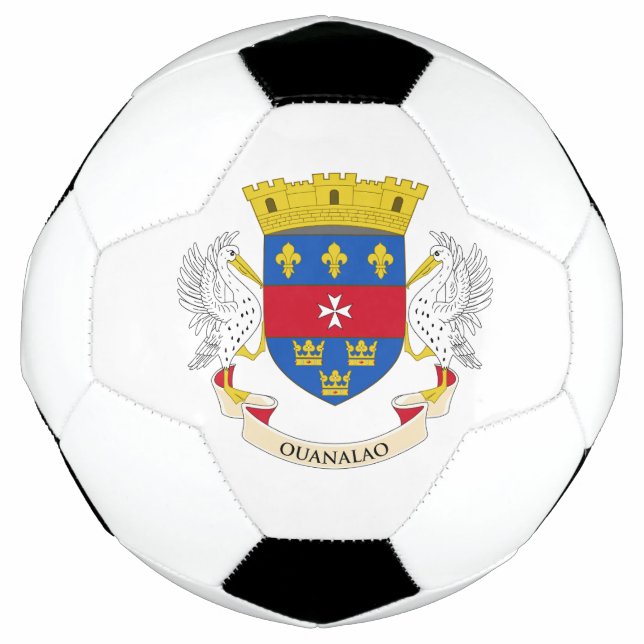 Ballon De Foot Drapeau de Saint-Barthélemy (Devant)