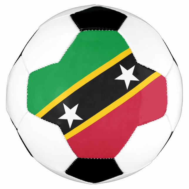 Ballon De Foot Drapeau de Saint-Christophe-et-Niévès (Devant)