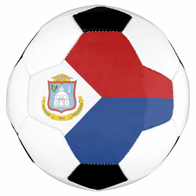Ballon De Foot Drapeau de Saint-Martin (Devant)