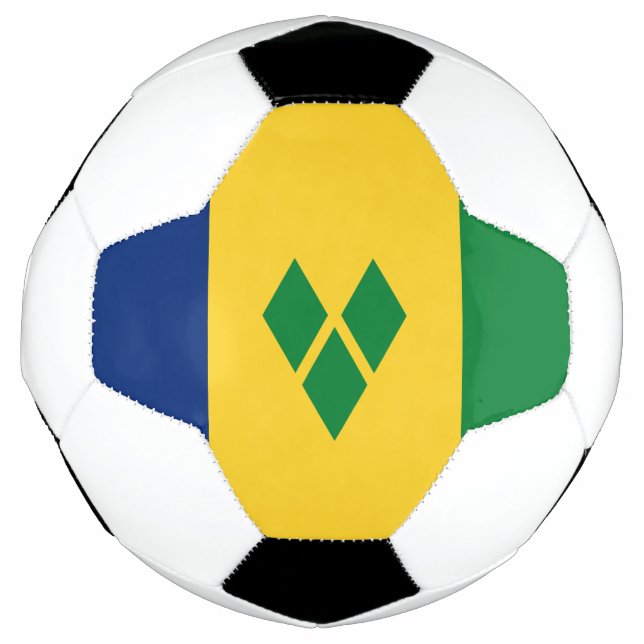 Ballon De Foot Drapeau de Saint-Vincent (Devant)
