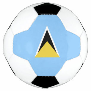 Ballon De Foot Drapeau de Sainte-Lucie