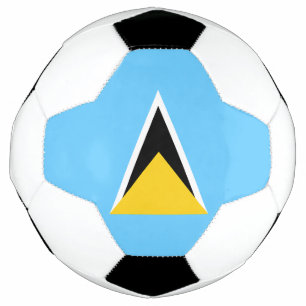 Ballon De Foot Drapeau de Sainte-Lucie