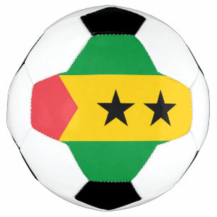 Ballon De Foot Drapeau de Sao Tomé-et-Principe