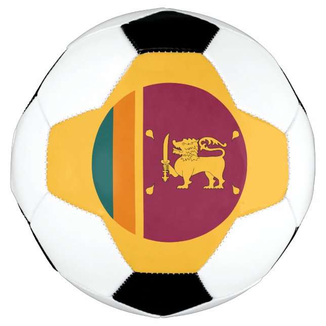 Ballon De Foot Drapeau de Sri Lanka (Devant)