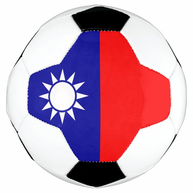 Ballon De Foot Drapeau de Taïwan (Devant)