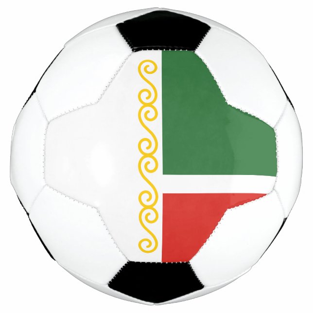 Ballon De Foot Drapeau de Tchétchénie (Devant)