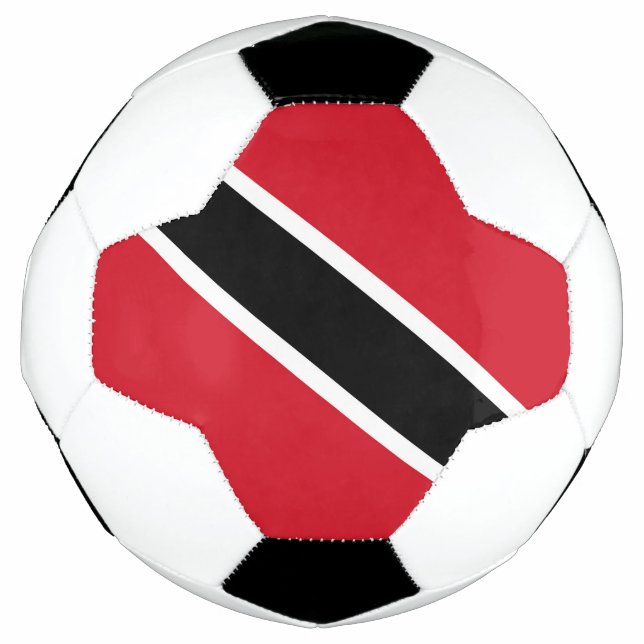 Ballon De Foot Drapeau de Trinité-et-Tobago (Devant)