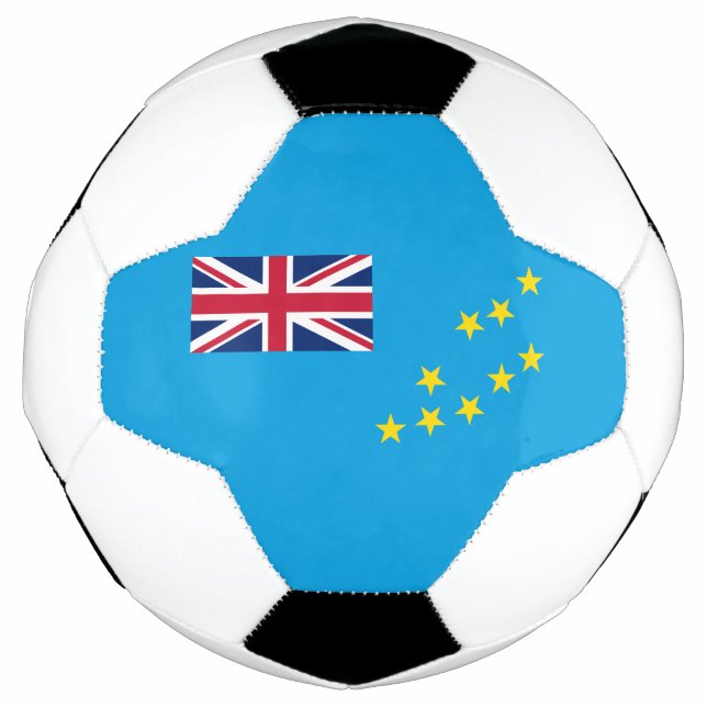 Ballon De Foot Drapeau de Tuvalu (Devant)