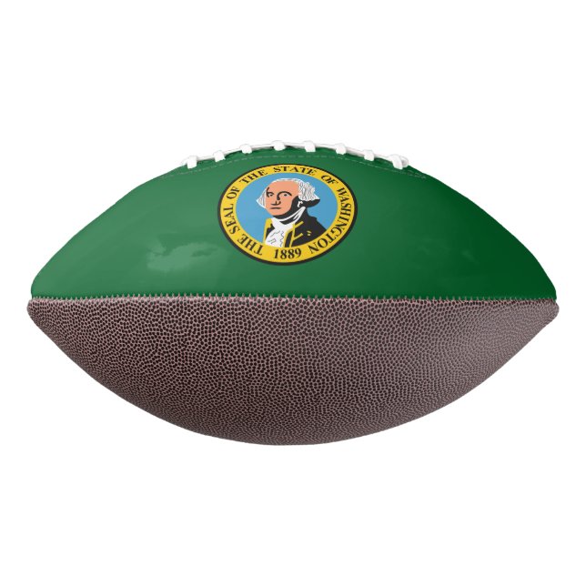 Ballon De Foot Drapeau de Washington (Tourné à 270°)