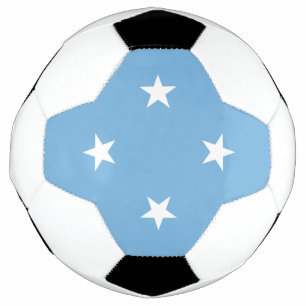 Ballon De Foot Drapeau des États fédérés de Micronésie