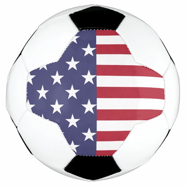 Ballon De Foot Drapeau des États-Unis (Devant)